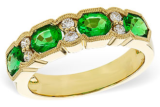 B311-16435: LDS WED RG 1.20 EMERALD 1.38 TGW (5x4MM EMER)