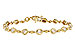 B311-16444: BRACELET 1.25 TW OVAL DIAS (7")