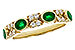 B312-00071: LDS WED RG .54 TW EMERALD .68 TGW