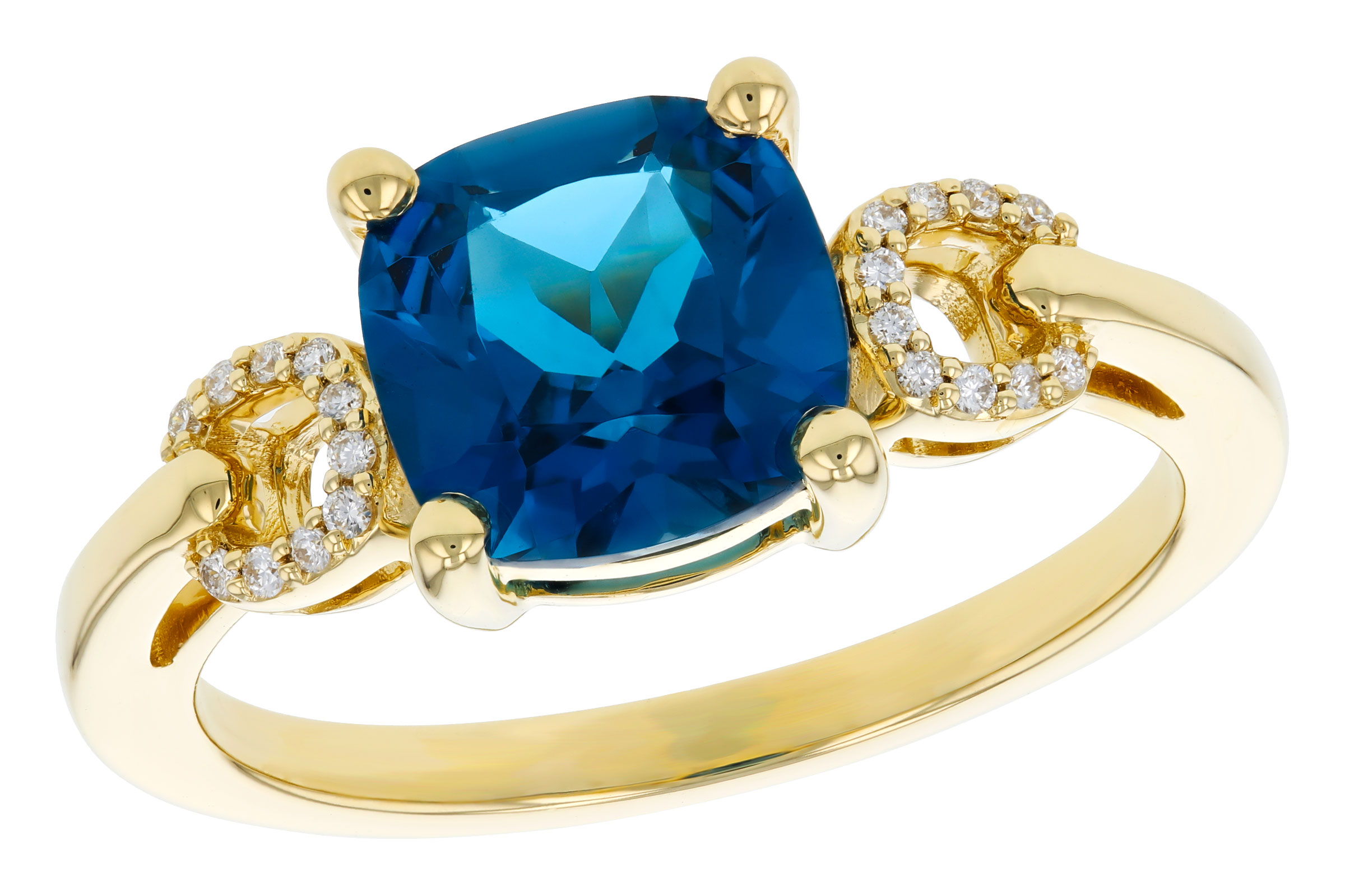 B312-01862: LDS RG 2.16 LONDON BLUE TOPAZ 2.21 TGW (8MM LBT)