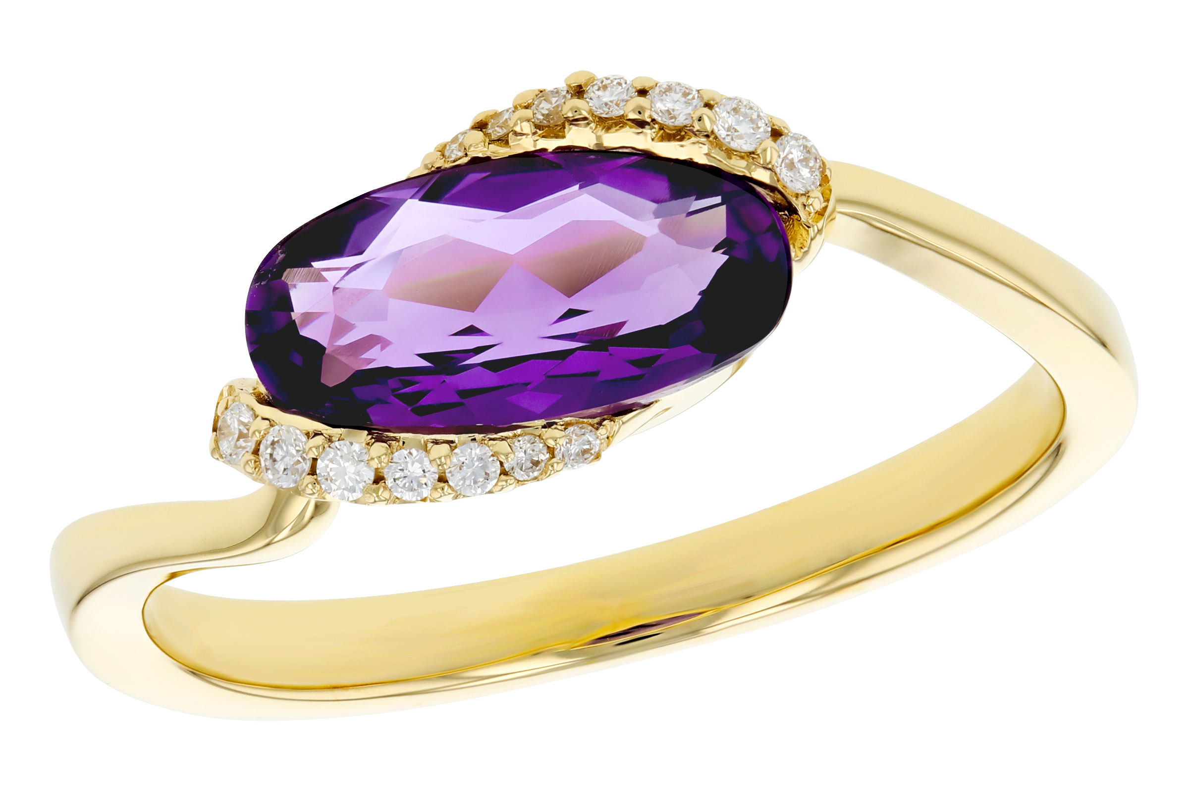 B312-01871: LDS RG 1.07 TW AMETHYST 1.13 TGW (10x5MM AMY)