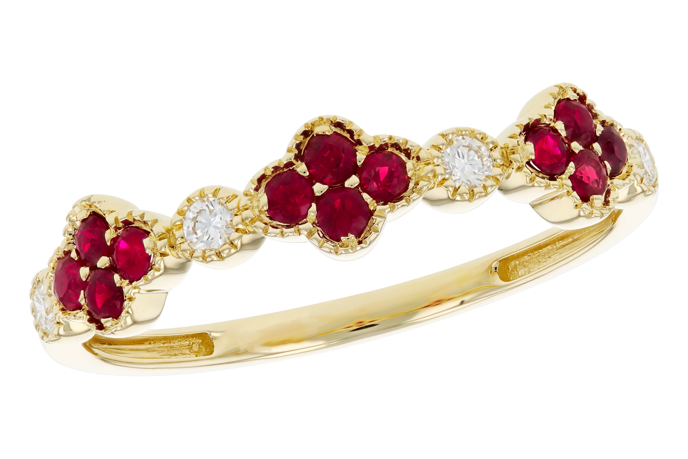 B312-02753: LDS WED RG .22 TW RUBY .30 TGW
