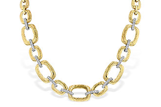 C042-90989: NECKLACE .48 TW (17 INCHES)