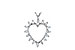 C042-93717: HEART PENDANT .23 TW