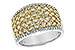 C225-65498: LDS DIA WED RG 1.82 YELLOW DIAS 2.02 TW