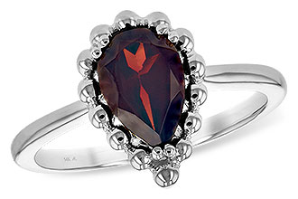 C225-67353: LDS GARNET RING 1.38 CT