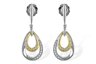 C225-69144: EARRINGS .12 TW