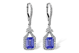 C226-54598: EARR 1.60 TW TANZANITE 2.08 TGW