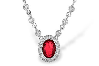 C226-60926: NECK .70 RUBY .94 TGW (17")