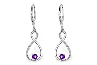 C226-62817: EARR .27 AMETHYST .35 TGW