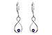 C226-62817: EARR .27 AMETHYST .35 TGW