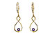 C226-62817: EARR .27 AMETHYST .35 TGW