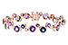 C309-33662: BRACELET 13.90 SEMI-PREC 14.20 TGW