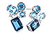 C309-33698: EARR 4.15 BLUE TOPAZ TW 4.19 TGW