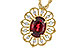 C310-20998: NECK .80 GARNET .92 TGW (7x5MM GAR)