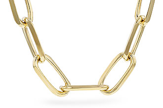 C310-23717: PAPERCLIP XL (18IN, 5.2MM, 14KT, LOBSTER CLASP)