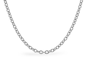 C310-24580: CABLE CHAIN (1.3MM, 14KT, 20IN, LOBSTER CLASP)