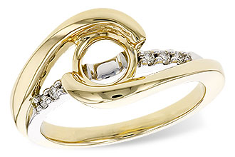 C310-26444: LDS SEMI DIA RG .09 TW (FOR 1CT BR)