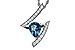 C311-10035: NECK 1.04 LONDON BLUE TOPAZ 1.23 TGW (8x6MM)