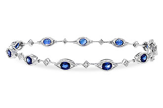 C311-10080: BRACELET 2.31 SAPPHIRE 2.50 TGW (7")