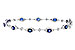 C311-10080: BRACELET 2.31 SAPPHIRE 2.50 TGW (7")