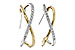 C311-10989: EARRINGS .50 TW