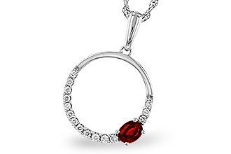 C311-11835: NECKLACE .26 RUBY .41 TGW