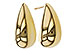 C311-14589: GOLD EARRINGS (20MM)