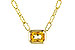 C311-14617: NECKLACE .86 CITRINE (18")