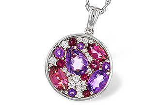 C311-15544: NECK 1.83 TW SEMI-PRECIOUS (P.TOUR, AMY) 2.00 TGW