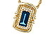 C312-00044: NECK .84 LONDON BLUE TOPAZ .96 TGW (8x4MM LBT)