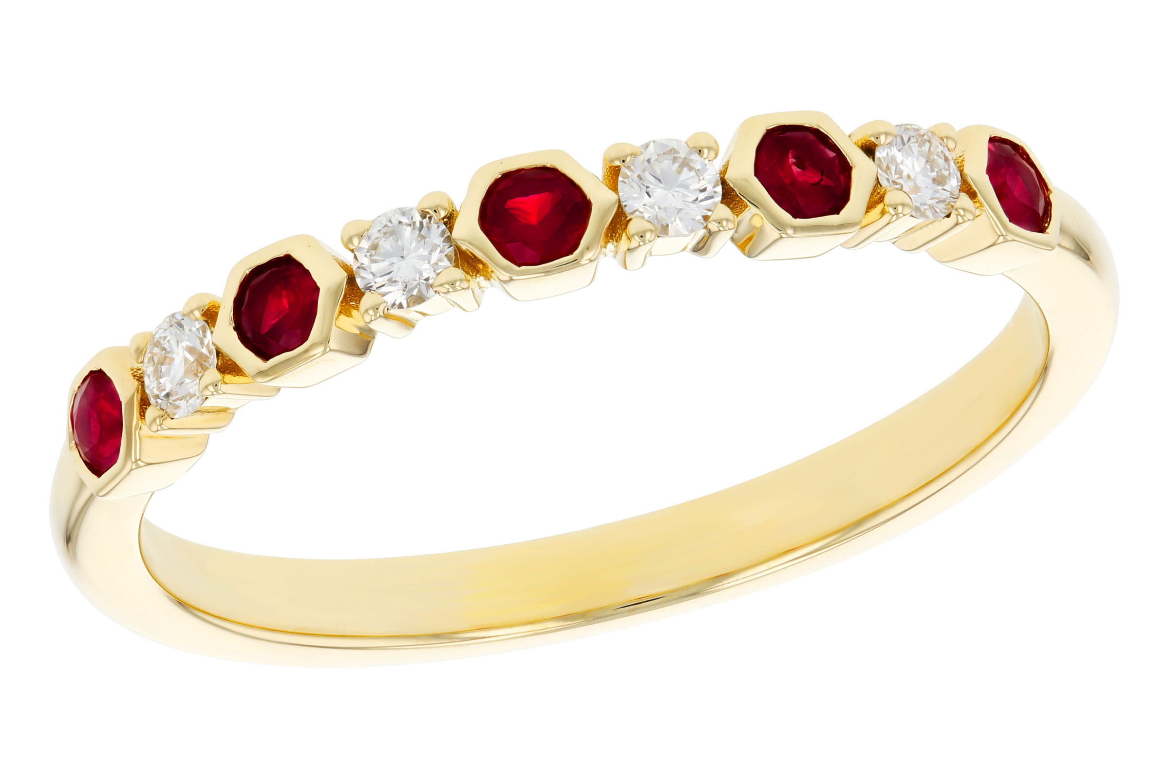 C312-02771: LDS WED RG .14 TW RUBY .24 TGW