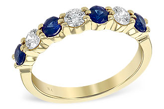 D222-02762: LDS WED RG .61 TW SAPP 1.00 TGW