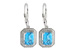 D223-84553: EARR 2.20 BLUE TOPAZ 2.36 TGW