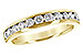 D224-80062: LDS WED RG .75 TW (12 STONES)