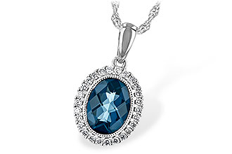 D225-64562: NECK 1.28 LONDON BLUE TOPAZ 1.41 TGW