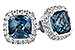 D225-64571: EARR 2.14 LONDON BLUE TOPAZ 2.40 TGW (6MM LBT)