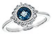 D225-64580: LDS RG .93 BLUE TOPAZ 1.05 TGW
