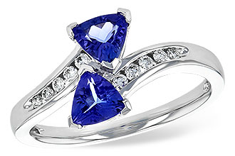 D226-54635: LDS RG .77 TW TANZANITE .90 TGW