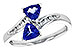 D226-54635: LDS RG .77 TW TANZANITE .90 TGW