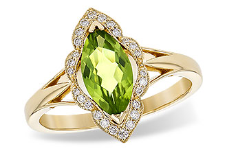 D226-60071: LDS RG .94 PERIDOT 1.05 TGW