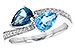 D226-60962: LDS RG 1.52 BLUE TOPAZ 1.66 TGW