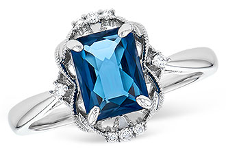 D309-30035: LDS RG 1.70 LONDON BLUE TOPAZ 1.76 TGW