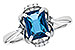 D309-30035: LDS RG 1.70 LONDON BLUE TOPAZ 1.76 TGW