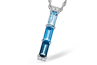 D309-30053: NECK 1.26 BLUE TOPAZ 1.30 TGW