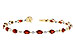 D309-30935: BRACELET 6.44 GARNET 6.60 TGW
