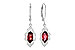 D309-34635: EARR 1.10 TW GARNET 1.25 TGW