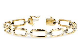 D310-23671: BRACELET .25 TW (7.5" - E225-69144 WITH LARGER LINKS)