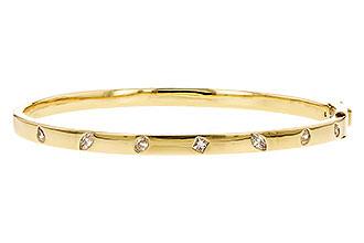 D310-24589: BANGLE .35 TW FANCY CUT DIAMONDS