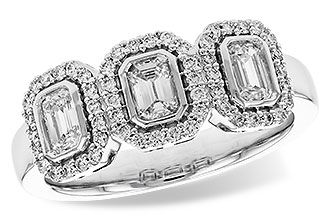 D310-24607: LDS DIA RG .54 EMERALD CUTS .80 TW